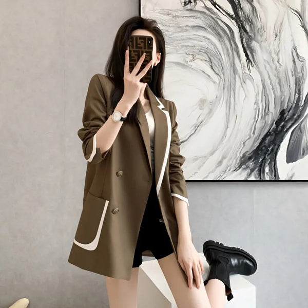 Elegant Loose Long Sleeve Suit Coat