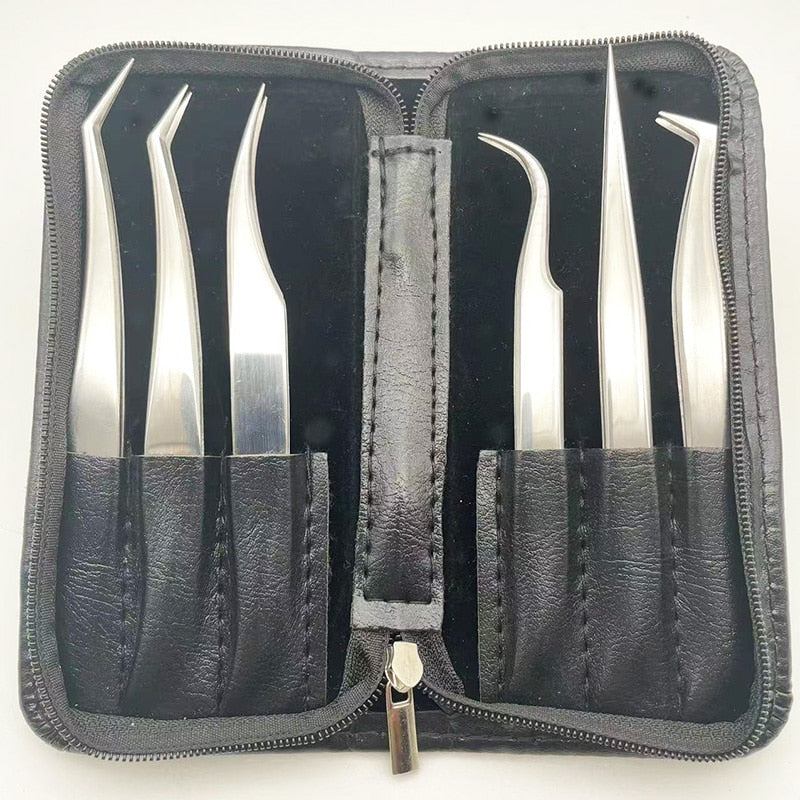 Eyelashes Tongs Makeup Nail Tools Kit