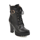 High-heeled Thick-heeled Knight Boots