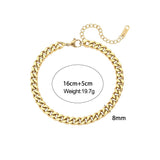 Women's Bracelet Gold Jewelry Street Style