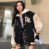 Retro Plus Velvet Casual Hooded Jacket