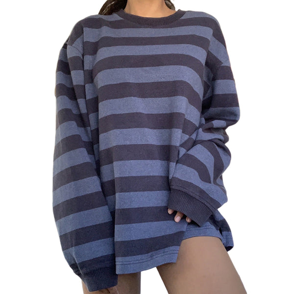 Grunge Loose Pullover Sweatshirts