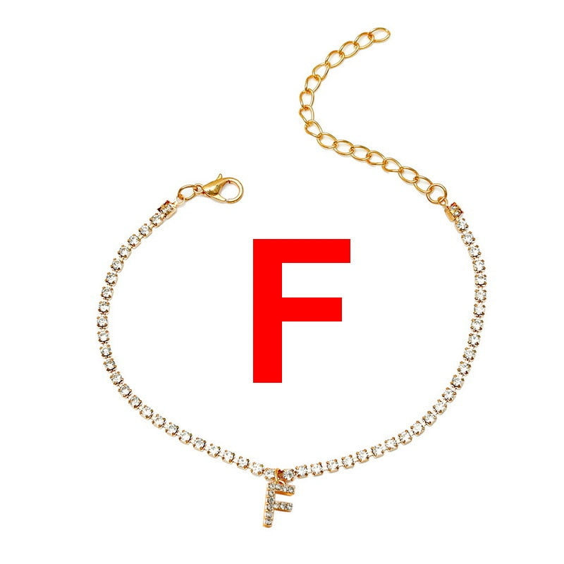 Trendy Letter Anklets For Women