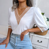 Half Sleeve Chiffon Shirt Blouse