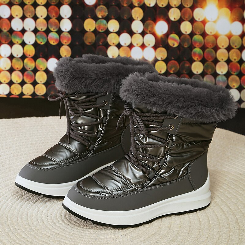 Chunky Platform Waterproof Snow Boots