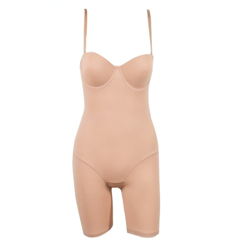 Solid Bodysuit with Pad Lingerie Corset Shaper