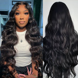 Body Wave Glue less Pre Plucked Closure Wig