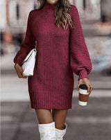 Knit Sweater Dress Women