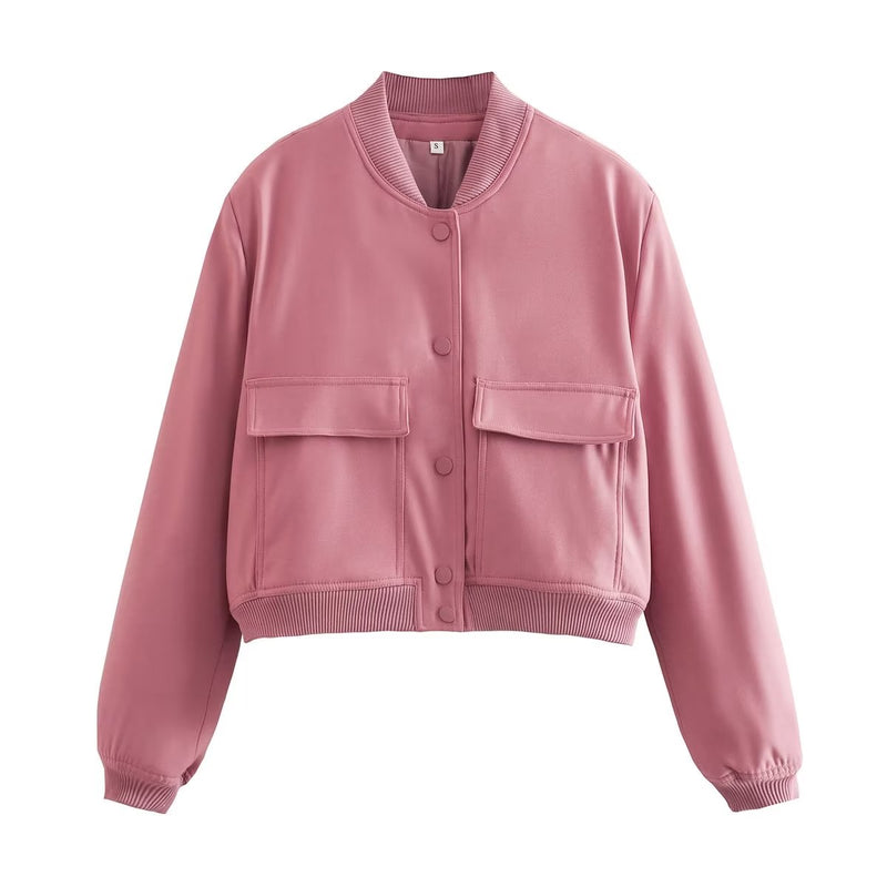 Women Bomber Jacket Fashion Spring