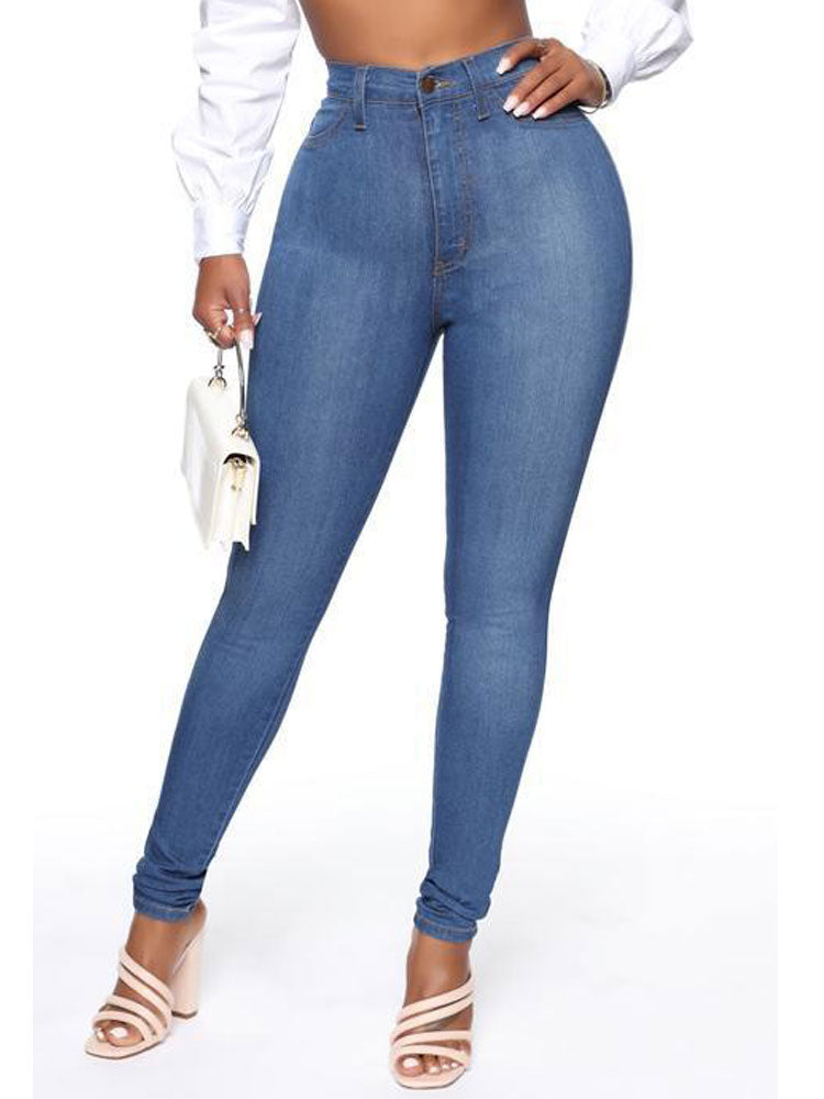 Denim Pencil Jeans For Women