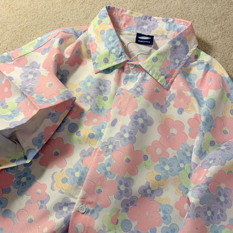 Shirt Flower Chiffon Blouse