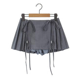 Pleated Mini Skirts For Woman