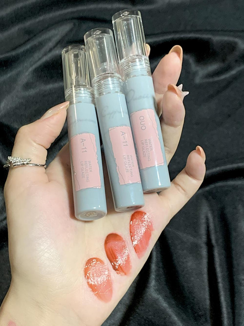 Pink Clear Mirror Water Lip Gloss