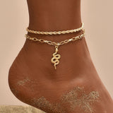 Sandal Anklet Chain Foot Jewelry