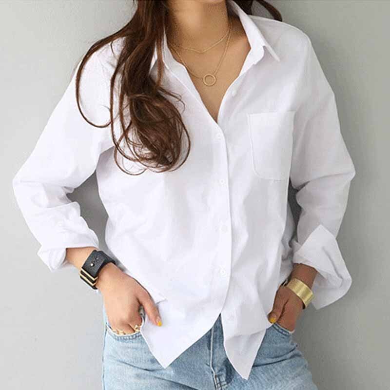 Silk Office Ladies Elegant Shirt Blouse