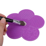 Makeup Brush Mat Cleaner with Suction Cup