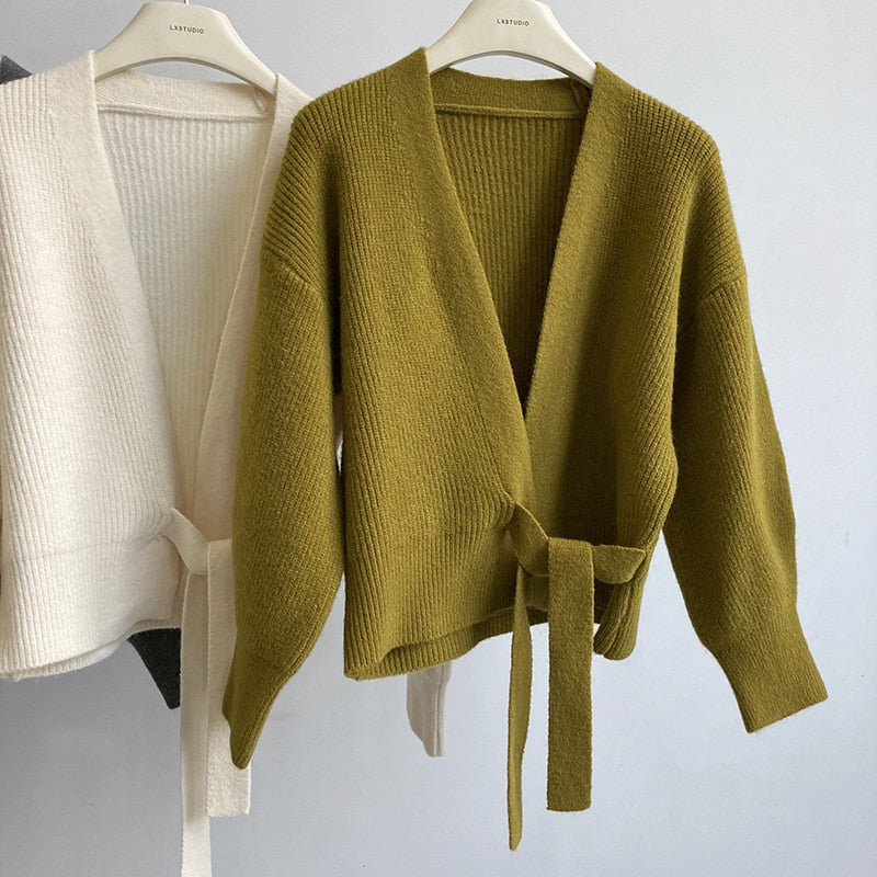 Knitted Cardigan Women Sweater