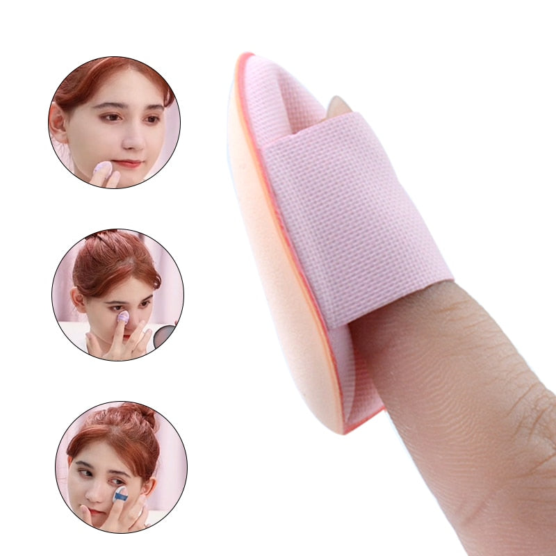 Mini Finger Puff Foundation Powder Sponge