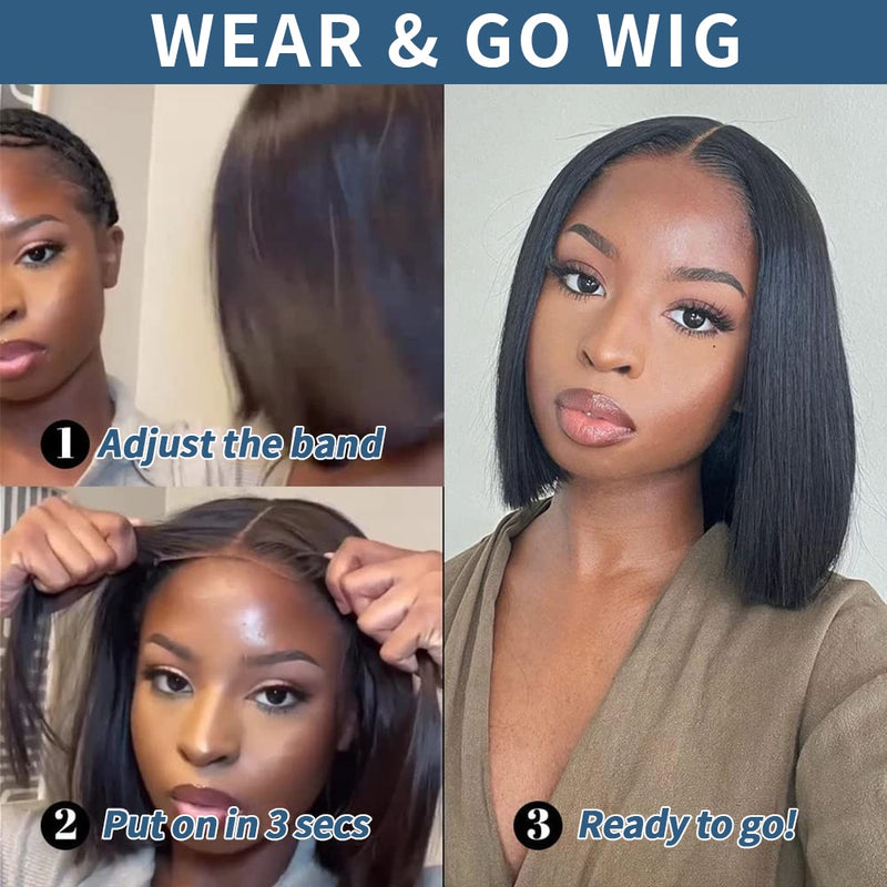 Glue less Wig Human Hair