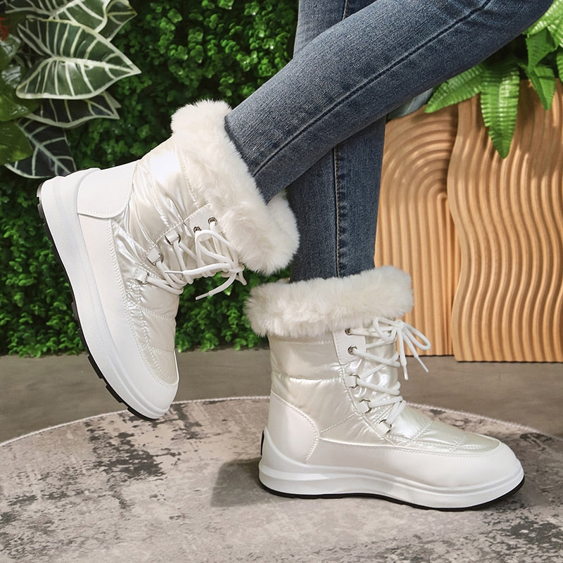 Chunky Platform Waterproof Snow Boots