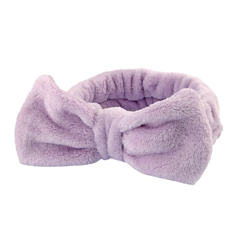 Plaid Plush Face Wash Home headband