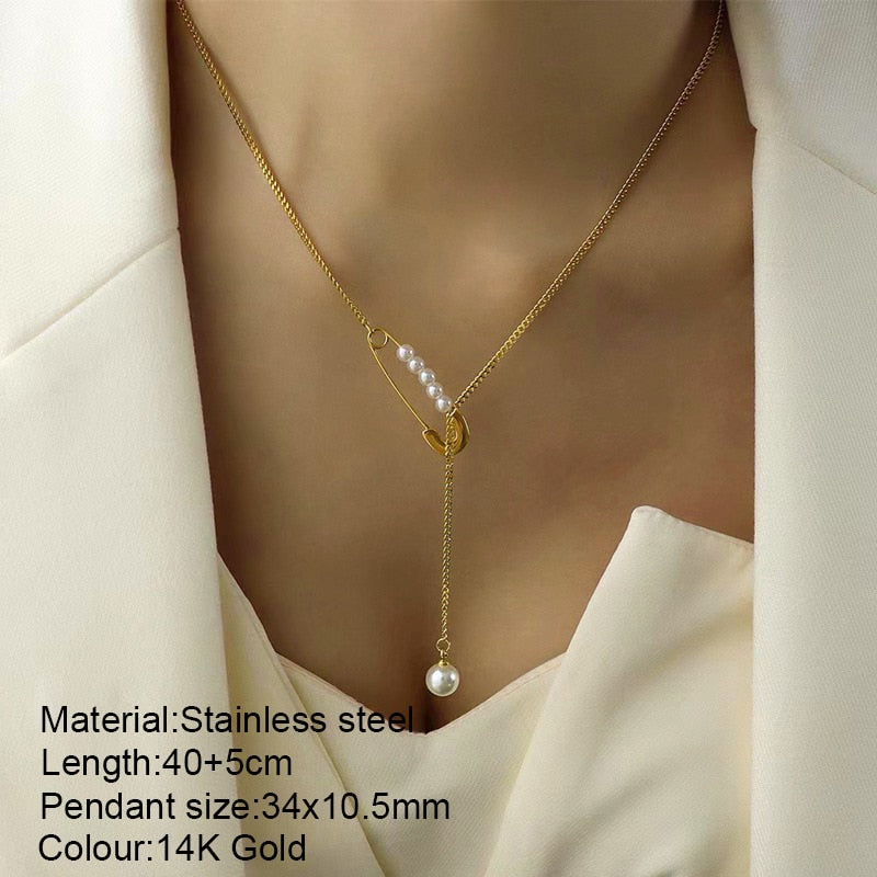 Luxury Pearls Bead Necklaces for Women