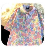 Shirt Flower Chiffon Blouse