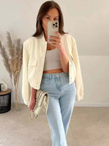 Women Bomber Jacket Fashion Spring