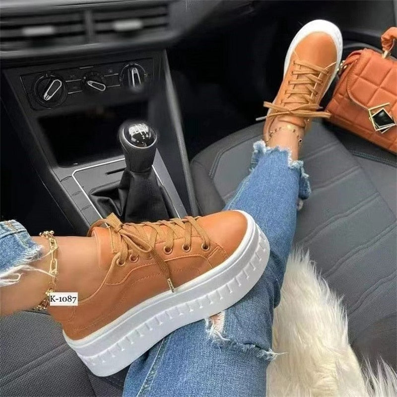 Platform Women Sneakers Wedges Fashion