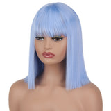 Straight Wig With Bangs for Women