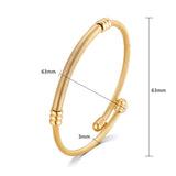 Unisex Stainless Steel Love Bangle Sets