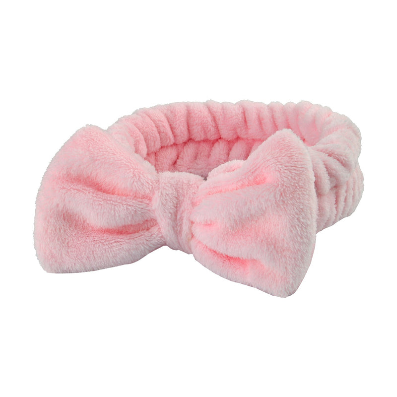 Plaid Plush Face Wash Home headband