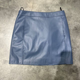 Mini Skirt Genuine Leather Shorts