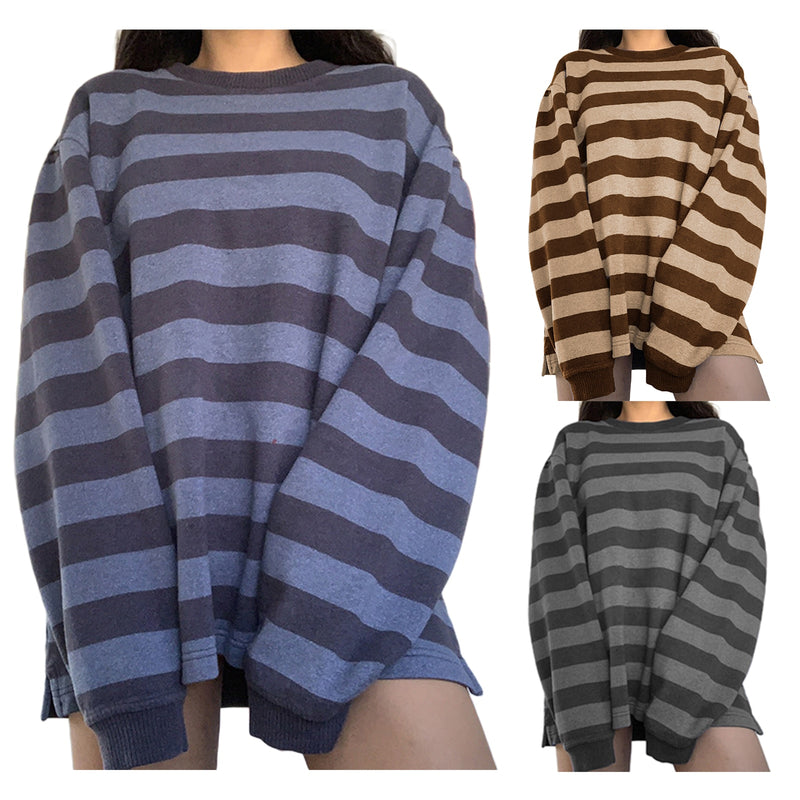 Grunge Loose Pullover Sweatshirts