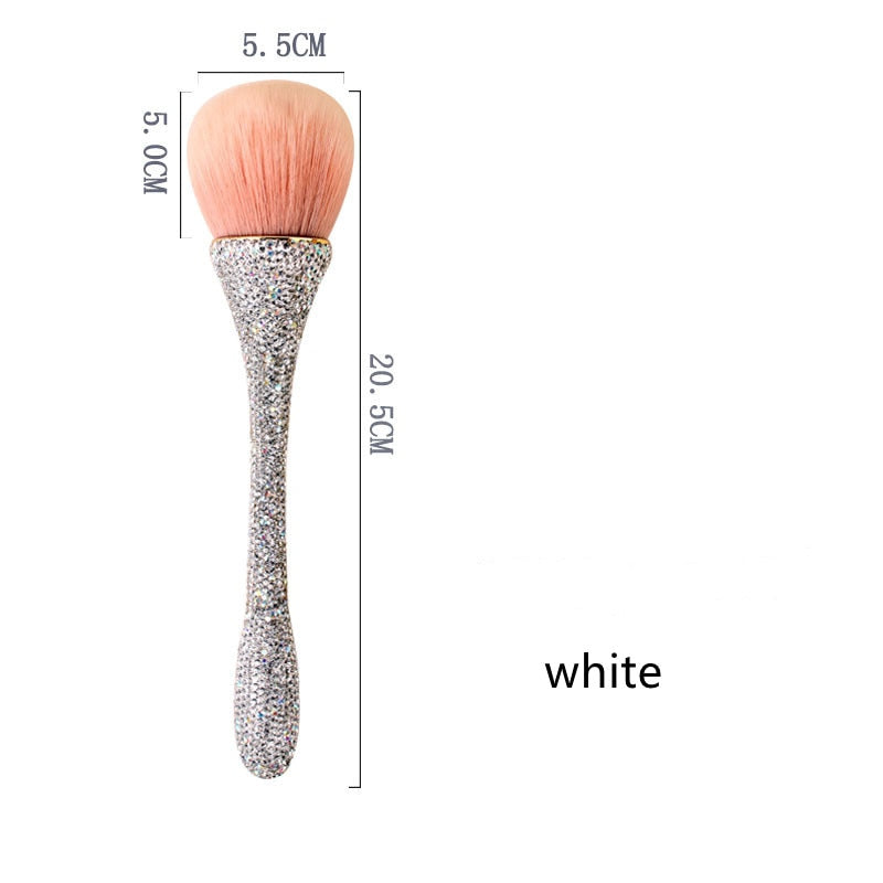 Gold Diamond Makeup Brushes