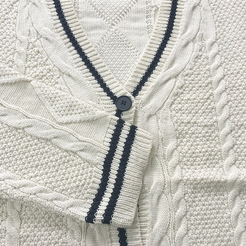 Cardigan Lor V-neck Knitted Sweater