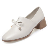 Square Head Women Office Shoes