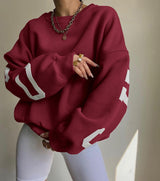 Grunge Loose Pullover Sweatshirts