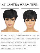 Short Pixie Cut Wig Human Hair