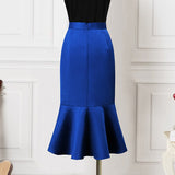 Elegant Irregular High Waist Pleated Skirt