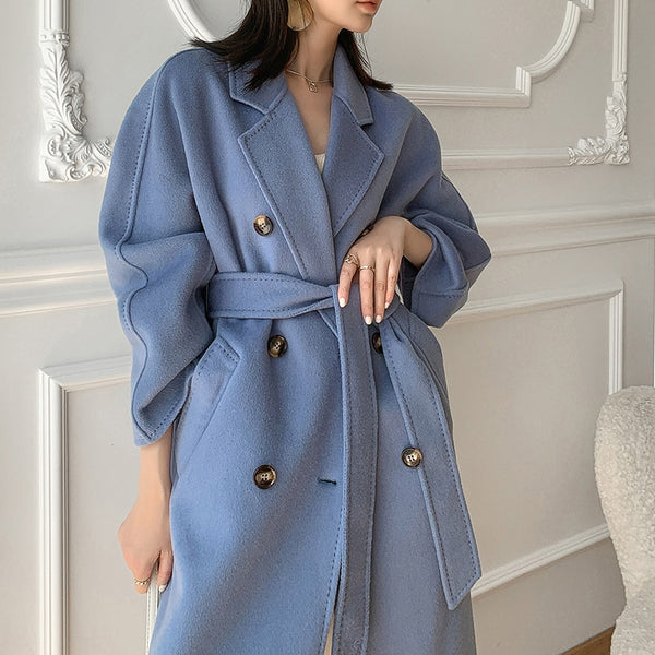 Double-sided Wool Long Coat