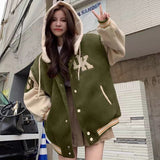 Retro Plus Velvet Casual Hooded Jacket