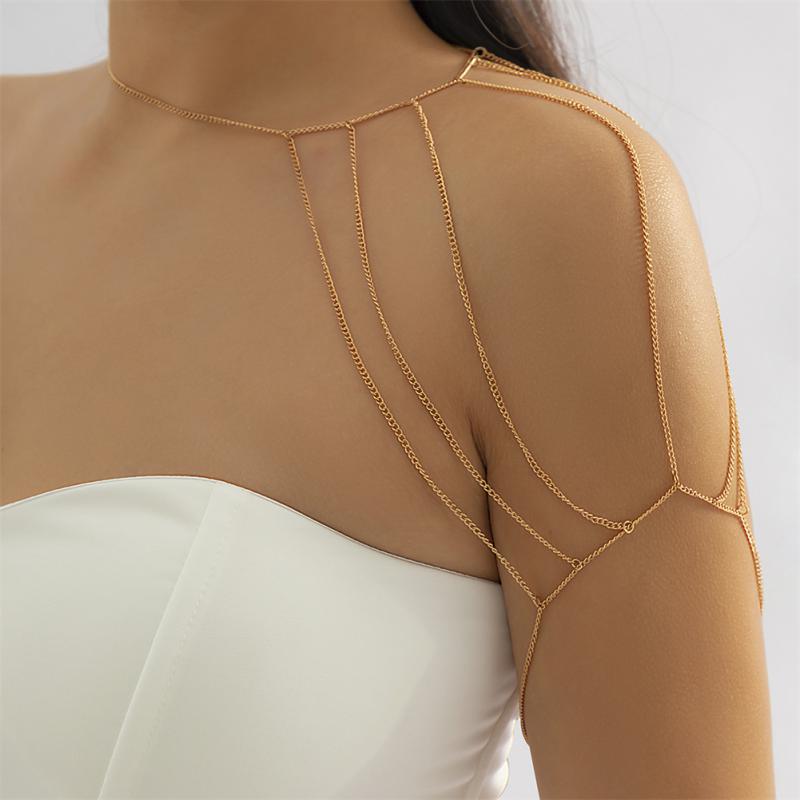 Geometric Hanging Neck Collarbone Chain