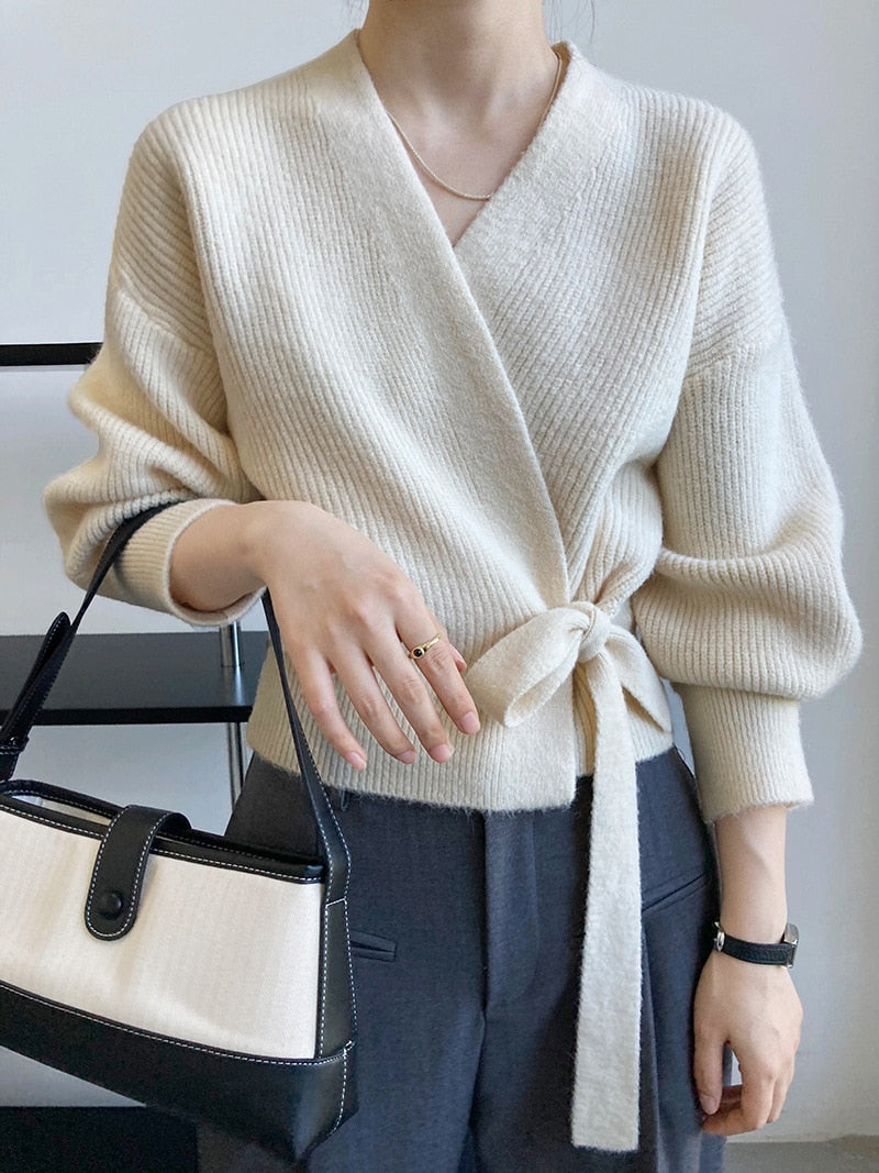 Knitted Cardigan Women Sweater