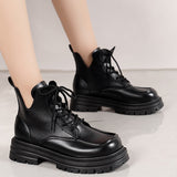 New Fashion Women‘s Ankle Solid Color Boots