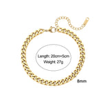 Women's Bracelet Gold Jewelry Street Style