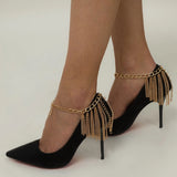 Multilayer Chain High Heel Foot Ankle