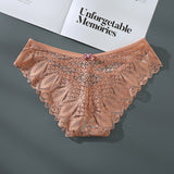 Women's sexy lace triangle briefs