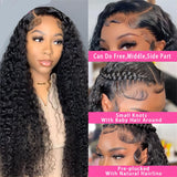 Lace Front Human Hair Deep Wave Frontal Wig