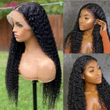 Lace Front Human Hair Deep Wave Frontal Wig